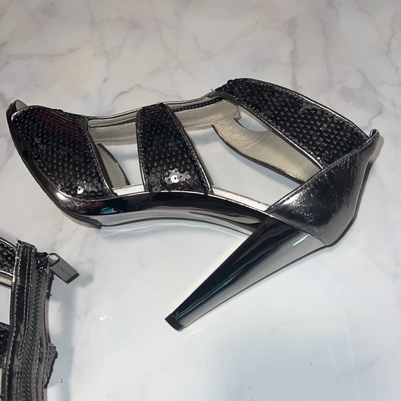 Michael Korea Sequin Metallic Heels - Picture 4 of 8